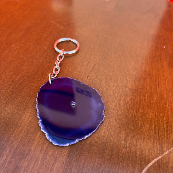 Purple Geode Keychain - Picture 3 of 4